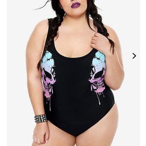 Ombre skull bathing suit Midnight Hour / Hot Topic